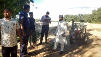 কুলাউড়ায় জব্দকৃত বালু বিনা অনুমতিতে অপসারণ: ৫০ হাজার টাকা জরিমানা