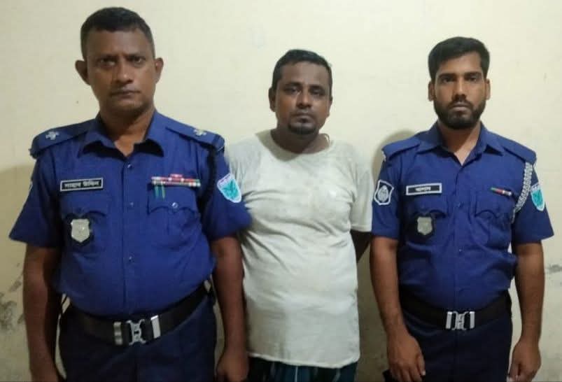 ছাতক থানা পুলিশের অভিযানে যুবলীগ নেতা শহিদ গ্রেফতার 