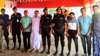 বড়লেখা দুর্গাপূজায় সর্বোচ্চ নিরাপত্তা নিশ্চিত করতে মাঠে র‍্যাব