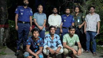 তাহিরপুরে অবৈধভাবে বালু উত্তোলনের দায়ে ৩ জনের সাজা