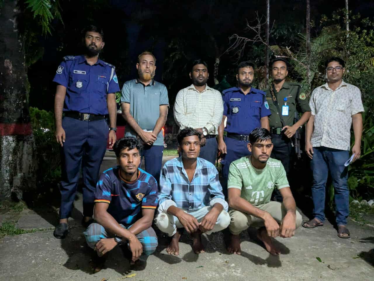 তাহিরপুরে অবৈধভাবে বালু উত্তোলনের দায়ে ৩ জনের সাজা