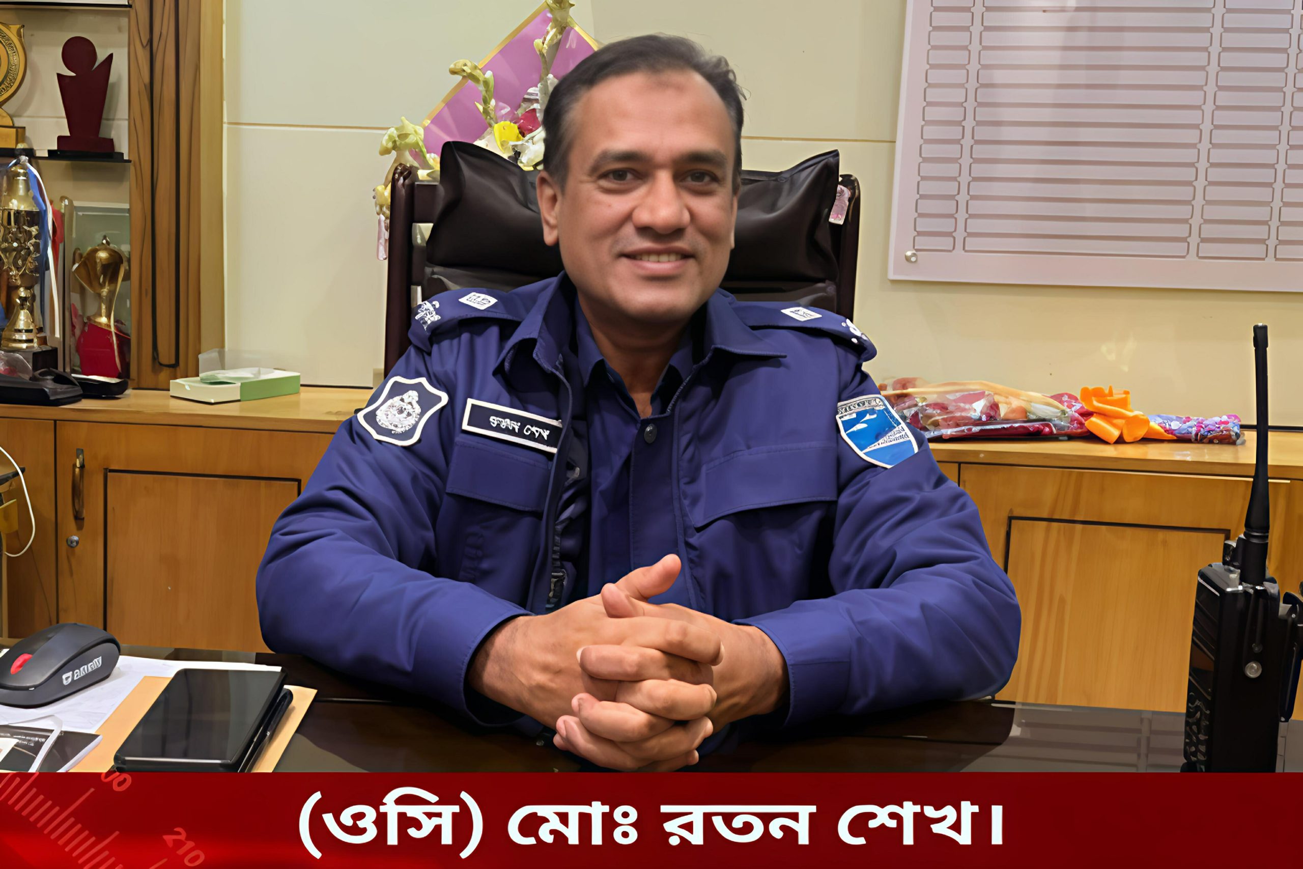 কোম্পানীগঞ্জে মাদক ও চোরাকারবারিদের বিরুদ্ধে কঠোর অবস্থানে ওসি রতন শেখ