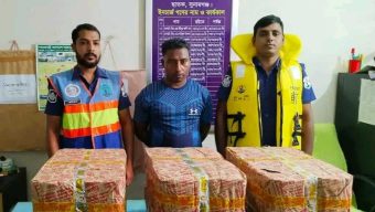 ছাতক নৌ-পুলিশের অভিযানে ভারতীয় নাছির বিড়িসহ আটক-১ 